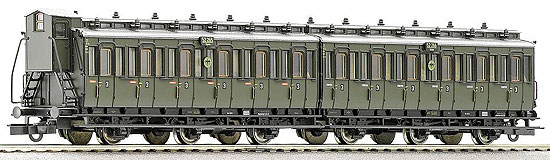 Twin unit Compartment cars 3rd class of Berliner S-Bahn<br /><a href='images/pictures/Roco/64015.jpg' target='_blank'>Full size image</a>